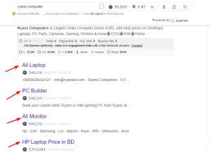 site-links ( SERP-features )