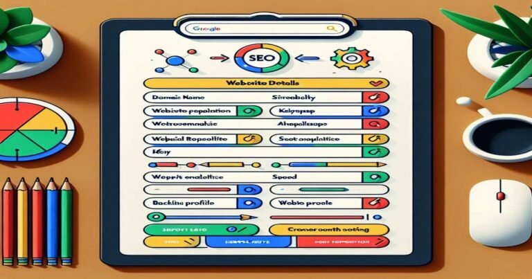 website seo audit google form template​